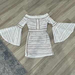Vici White mini dress